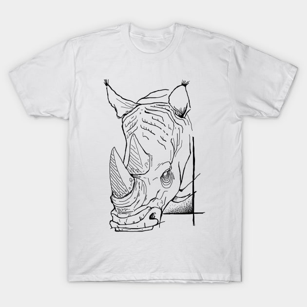 Rhino T-Shirt by LeBelge